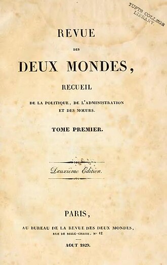 La Revue des Deux Mondes